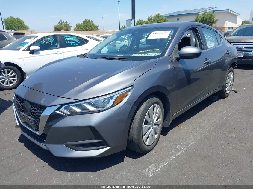 Vin: 3n1ab8bv8ny251290, lot: 46305949, nissan sentra s xtronic cvt 20222