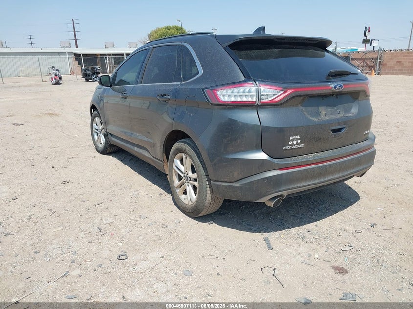 Vin: 2fmtk3j89fbb20718, lot: 46305959, ford edge sel 20153