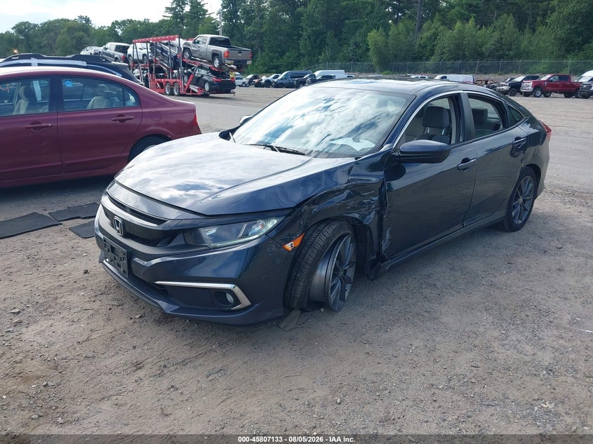 Vin: 19xfc1f38ke004882, lot: 46305979, honda civic ex 20192
