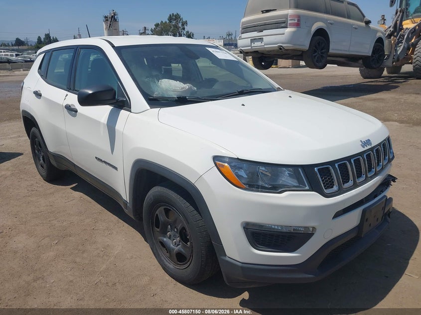 Vin: 3c4njcab3jt287360, lot: 46305997, jeep compass sport fwd 2018 img_1