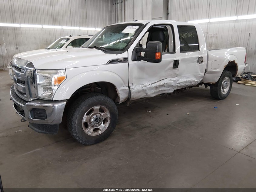Vin: 1ft7w2b62fea83467, lot: 46306011, ford f-250 xlt 20152
