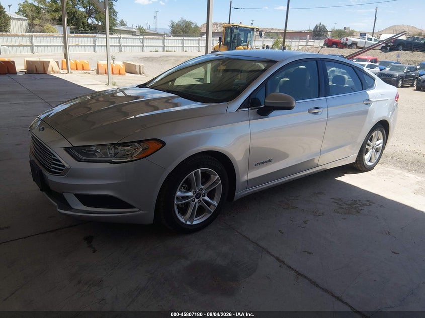 Vin: 3fa6p0uu2jr235848, lot: 46306026, ford fusion hybrid s 20182