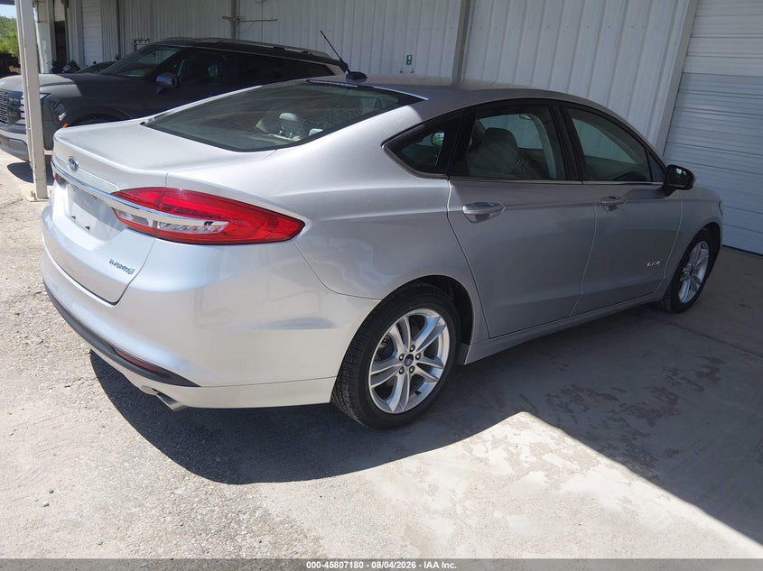 Vin: 3fa6p0uu2jr235848, lot: 46306026, ford fusion hybrid s 20184