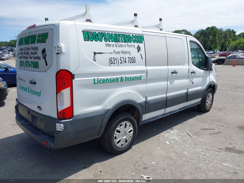 Vin: 1ftyr1zm0jka58698, lot: 46306029, ford transit-250 20184