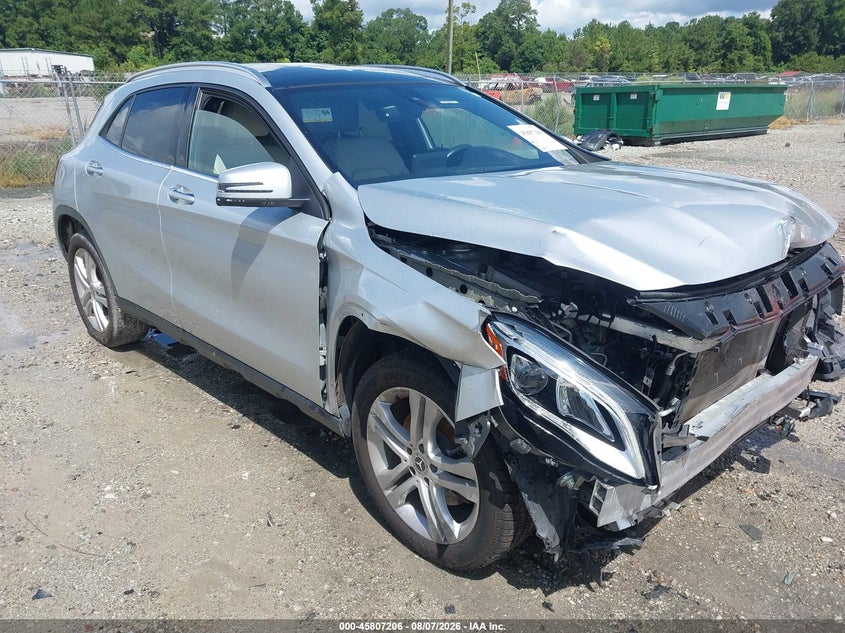 Vin: wdctg4eb0kj605881, lot: 46306052, mercedes-benz gla 250 20191
