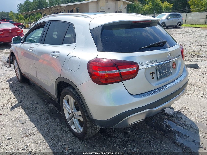 Vin: wdctg4eb0kj605881, lot: 46306052, mercedes-benz gla 250 20193