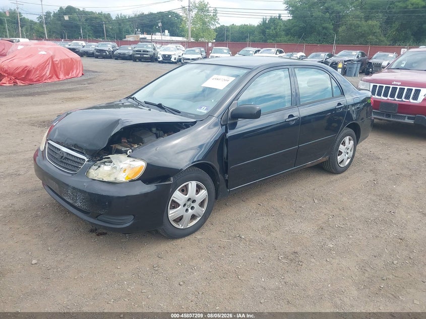 2005 Toyota Corolla, Левый бок, IAAI, VIN 2T1BR32E95C337434 — фото 2