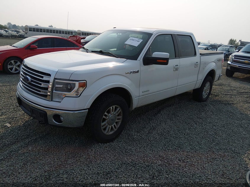 Vin: 1ftfw1et0dfd49180, lot: 46306086, ford f-150 lariat 20132