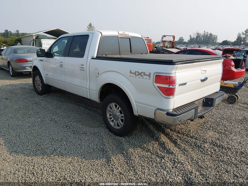 Vin: 1ftfw1et0dfd49180, lot: 46306086, ford f-150 lariat 20133
