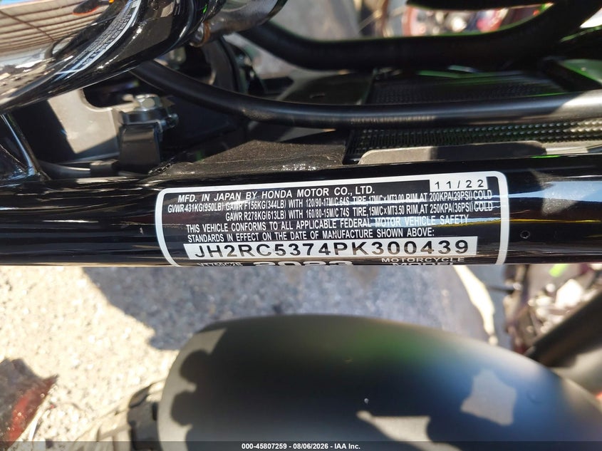 HONDA VT750 2023