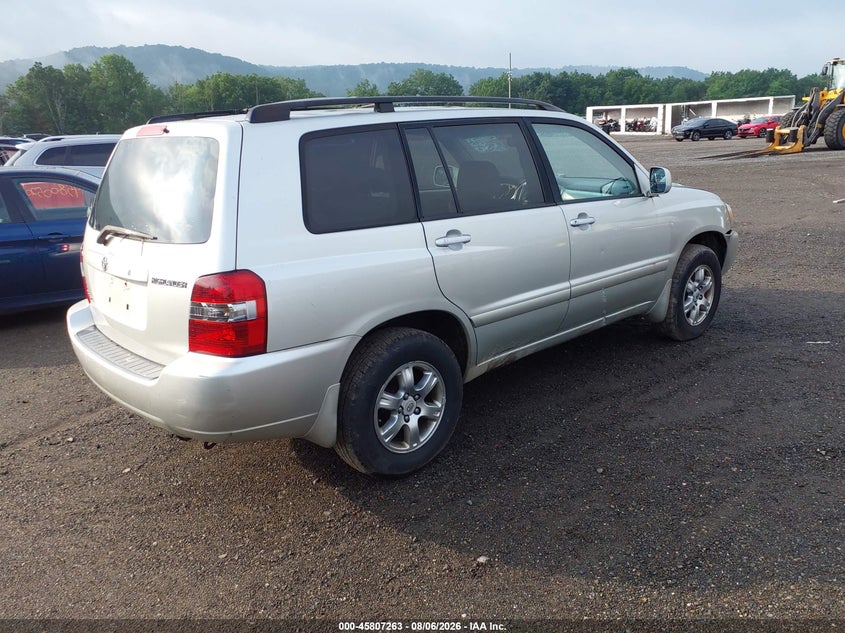 TOYOTA HIGHLANDER 2005 VIN JTEEP21A750077245