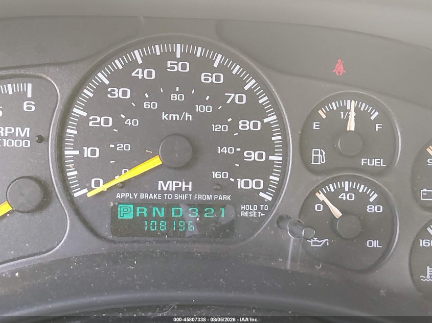 2000 CHEVROLET SILVERADO 1500 auction photo 7
