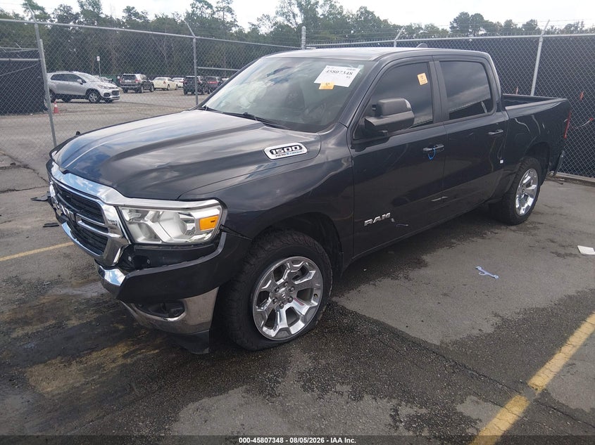 Vin: 1c6srfft6mn770481, lot: 46306194, ram 1500 big horn  4x4 5'7 box 20212