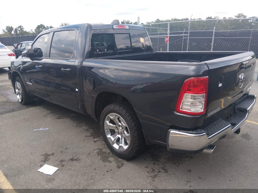 Vin: 1c6srfft6mn770481, lot: 46306194, ram 1500 big horn  4x4 5'7 box 20213