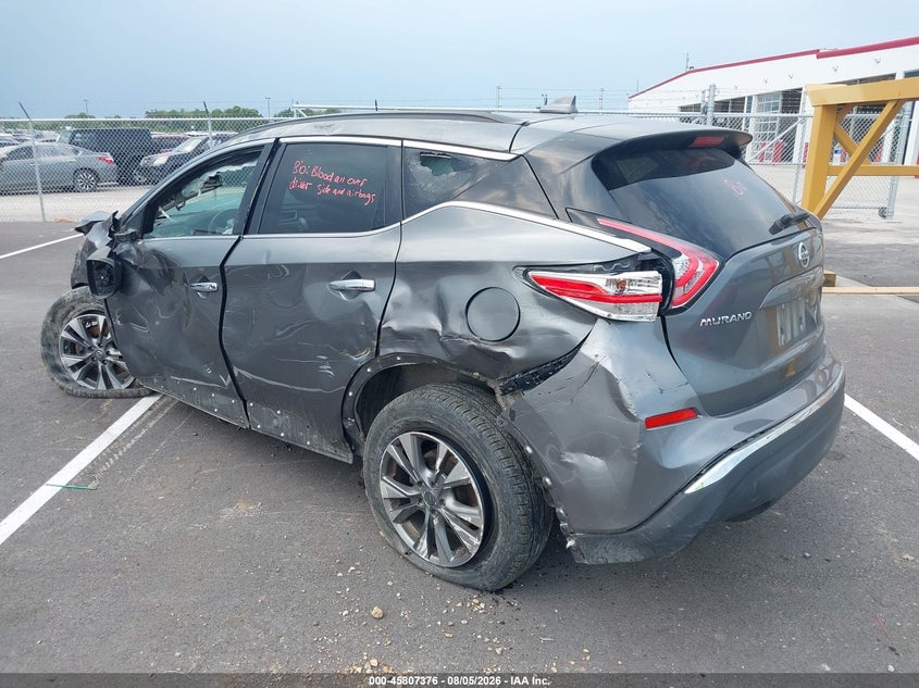Vin: 5n1az2mh4gn147551, lot: 46306222, nissan murano sv 20163