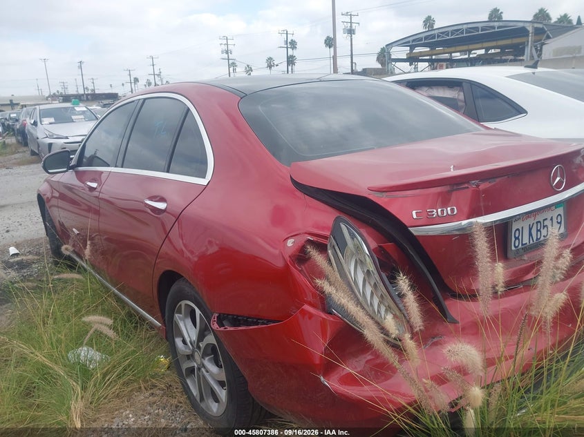 2016 MERCEDES-BENZ C 300 auction photo 3