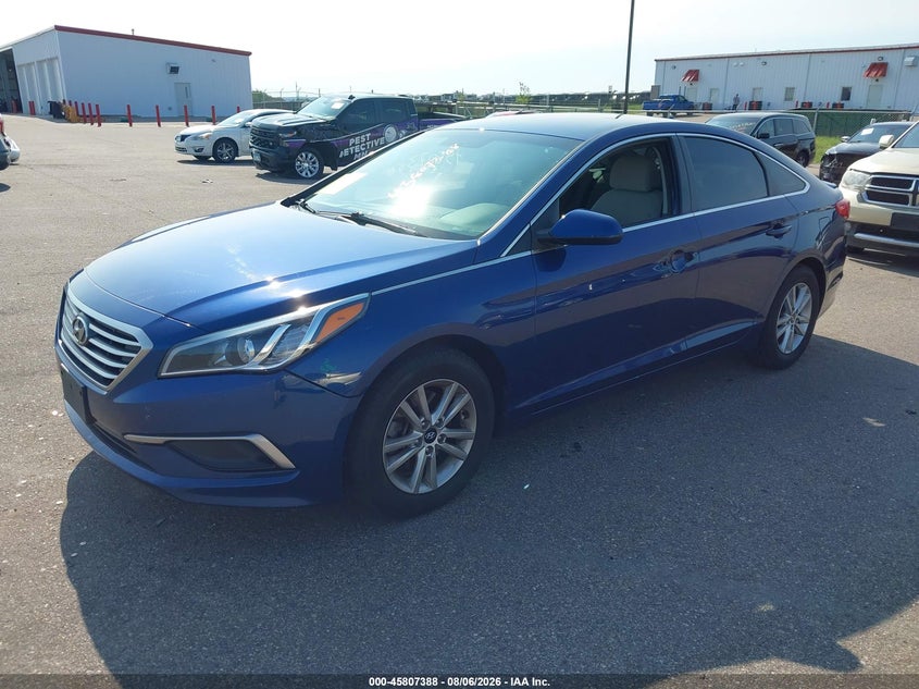 Vin: 5npe24afxhh506959, lot: 46306234, hyundai sonata se 20172