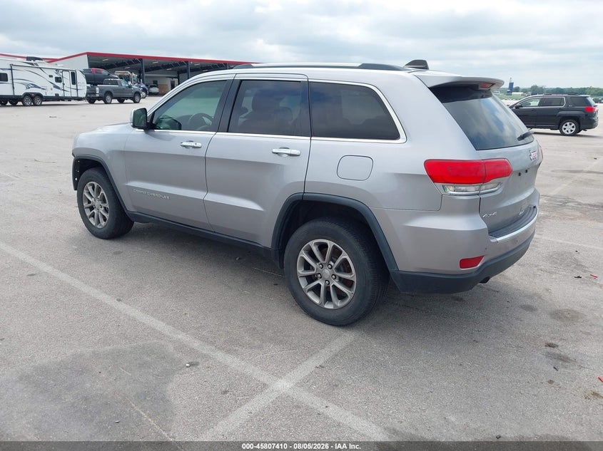 Vin: 1c4rjfbg5ec315996, lot: 46306256, jeep grand cherokee limited 20143