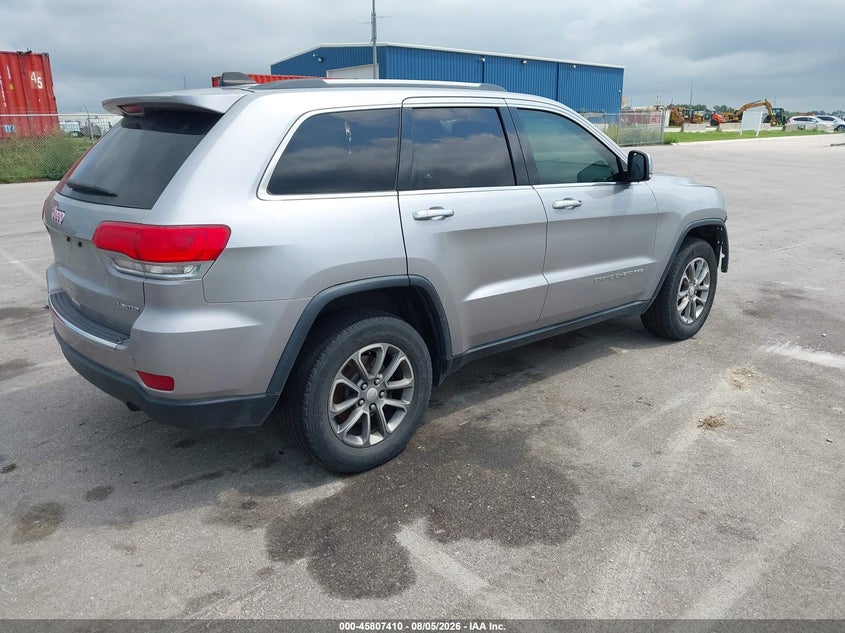 Vin: 1c4rjfbg5ec315996, lot: 46306256, jeep grand cherokee limited 20144