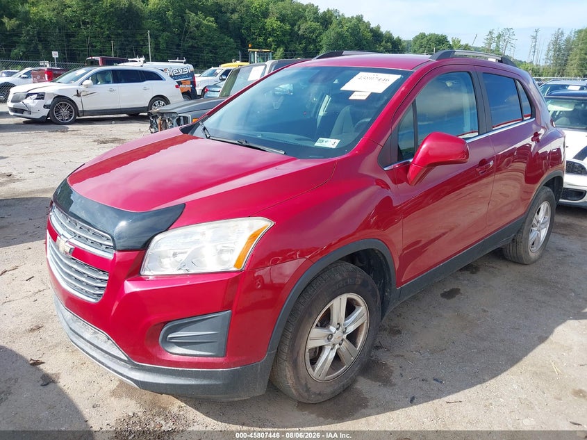 Vin: kl7cjrsb2fb259578, lot: 46306292, chevrolet trax lt 20152