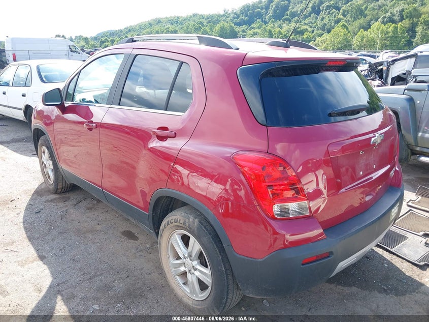 Vin: kl7cjrsb2fb259578, lot: 46306292, chevrolet trax lt 20153