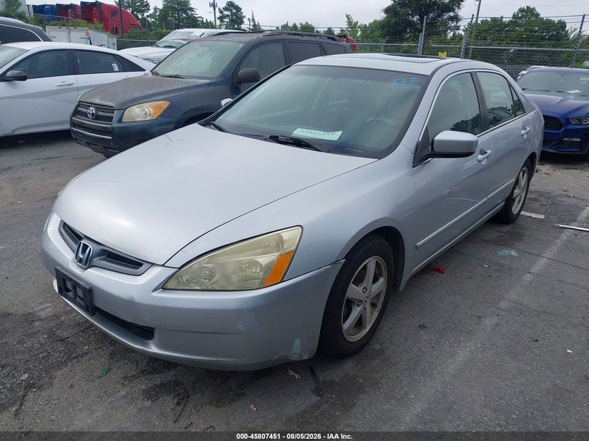 2003 Honda Accord, Звичайний знос, IAAI, VIN JHMCM56653C070850 — фото 2
