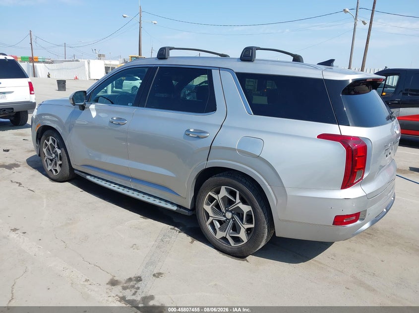 Vin: km8r7dhe6nu469194, lot: 46306301, hyundai palisade calligraphy 20223