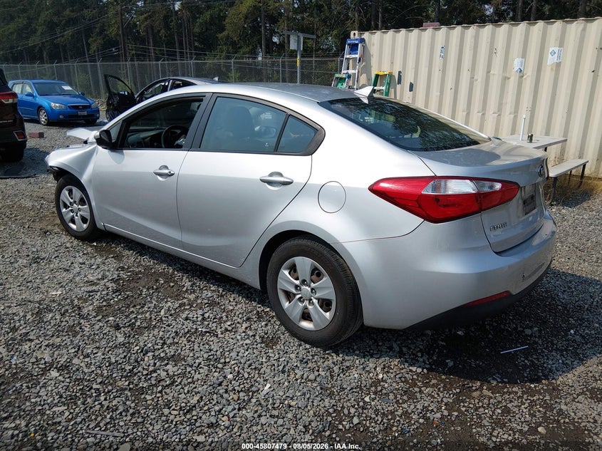 Vin: knafk4a63f5314376, lot: 46306325, kia forte lx 20153
