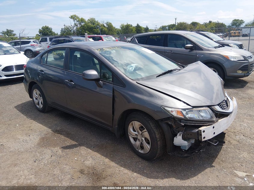 Vin: 2hgfb2f53dh594492, lot: 46306330, honda civic lx 2013 img_1