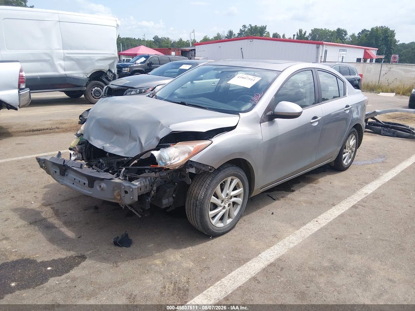 Vin: jm1bl1w88c1633430, lot: 46306357, mazda mazda3 i grand touring 20122