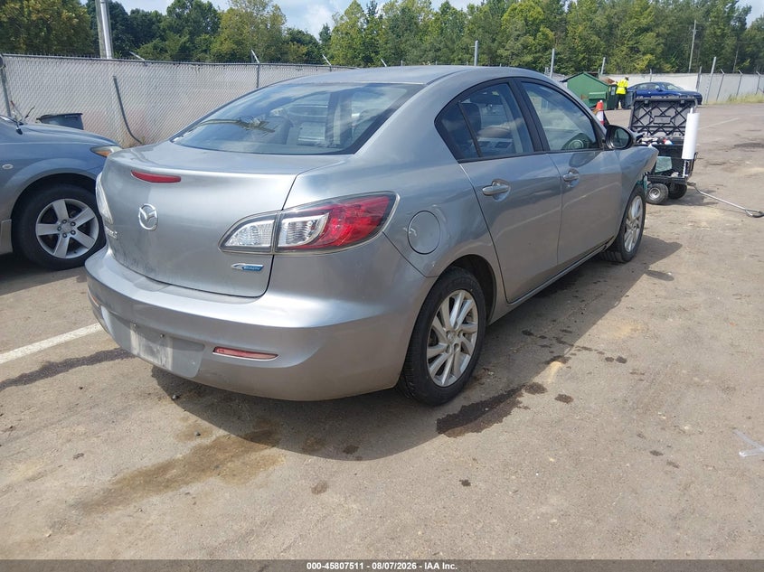 Vin: jm1bl1w88c1633430, lot: 46306357, mazda mazda3 i grand touring 20124