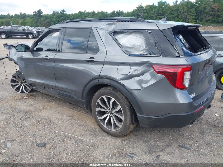 Vin: 1fmsk8kh1nga00068, lot: 46306370, ford explorer st-line 20223