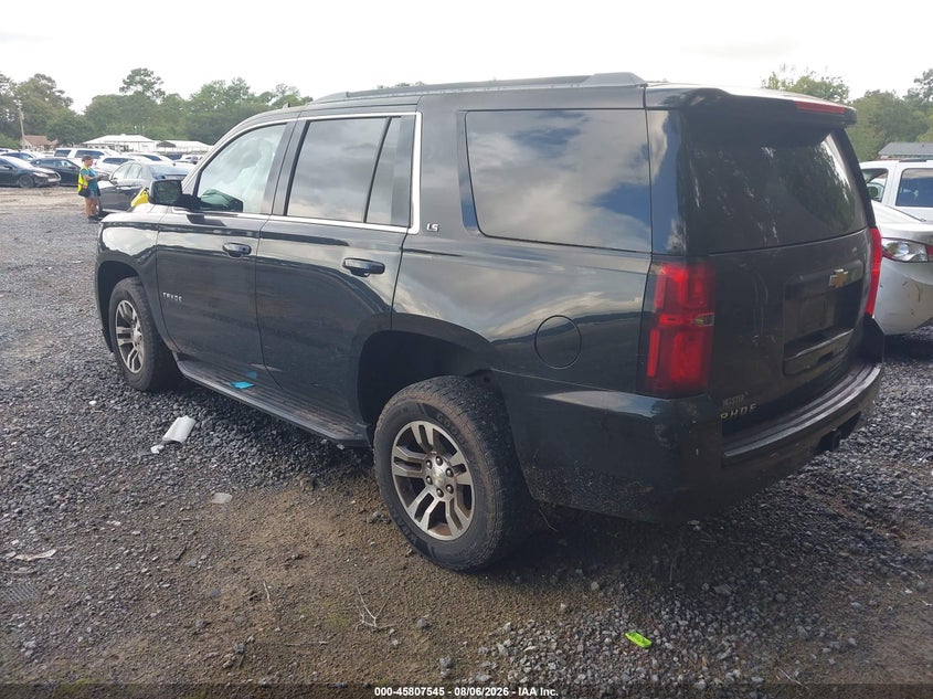 Vin: 1gnscakc6gr351893, lot: 46306391, chevrolet tahoe ls 20163