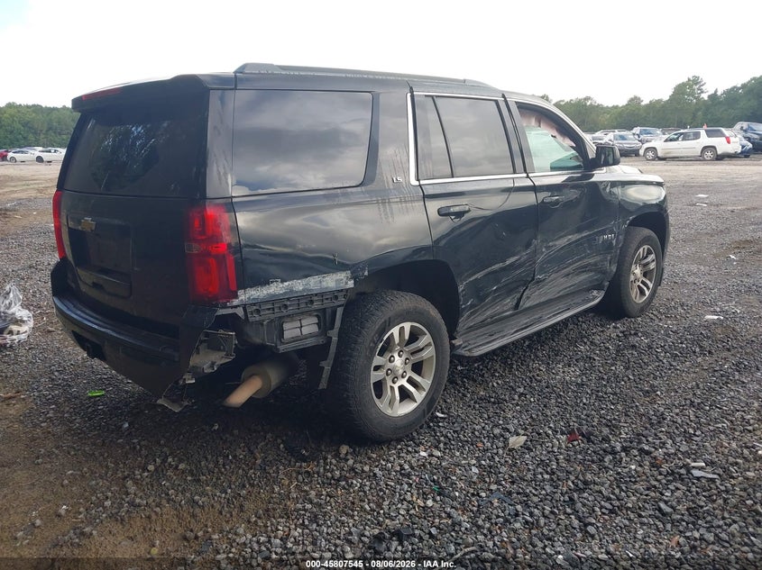 Vin: 1gnscakc6gr351893, lot: 46306391, chevrolet tahoe ls 20164