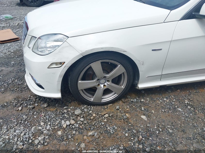 2012 MERCEDES-BENZ E-KLASSE SEDAN 3.5L V-6 DI, DOHC, VVT, 302HP