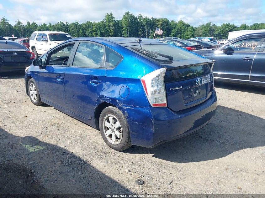 Vin: jtdkn3du0a0179862, lot: 46306407, toyota prius ii 20103