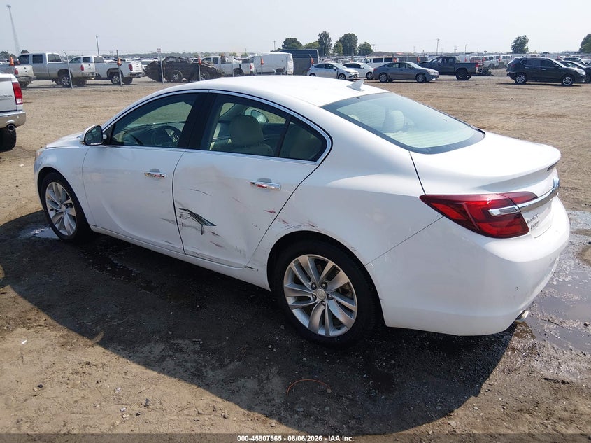 Vin: 2g4gn5ex0e9253671, lot: 46306411, buick regal turbo/e-assist premium i 20143