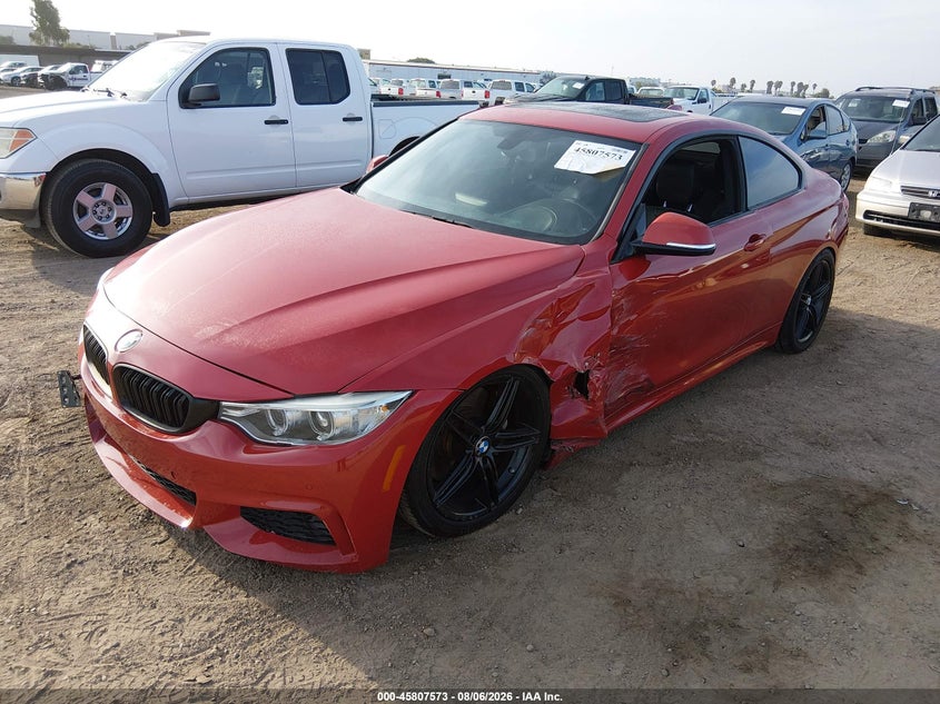 Vin: wba3r1c56fk195578, lot: 46306419, bmw 435i 20152