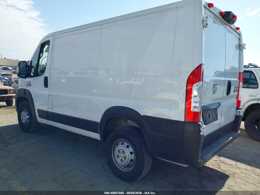 Vin: 3c6lrvng3me546382, lot: 46306432, ram promaster 1500 low roof 118 wb 20213