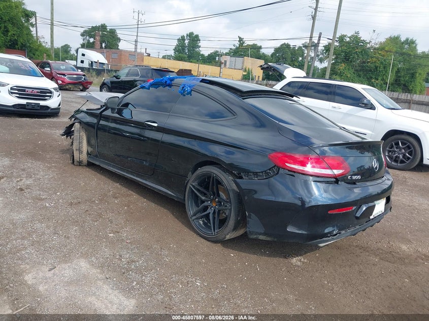 Vin: wddwj4jb0hf354078, lot: 46306443, mercedes-benz c 300 20173
