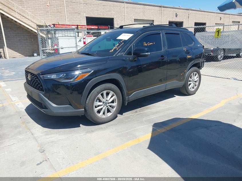 2023 Toyota Corolla Cross Le, Rear, IAAI, VIN 7MUBAABG5PV064554 — photo 2