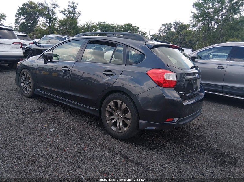 2015 SUBARU IMPREZA HATCHBACK 2.0L H-4 DOHC, VVT, 148HP