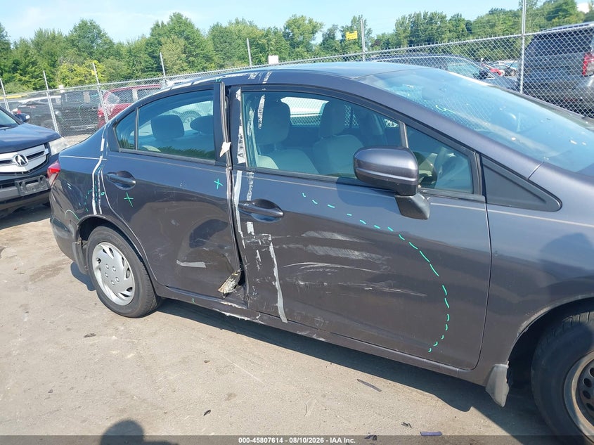 2014 HONDA CIVIC SEDAN 1.8L I-4 VVT, 143HP