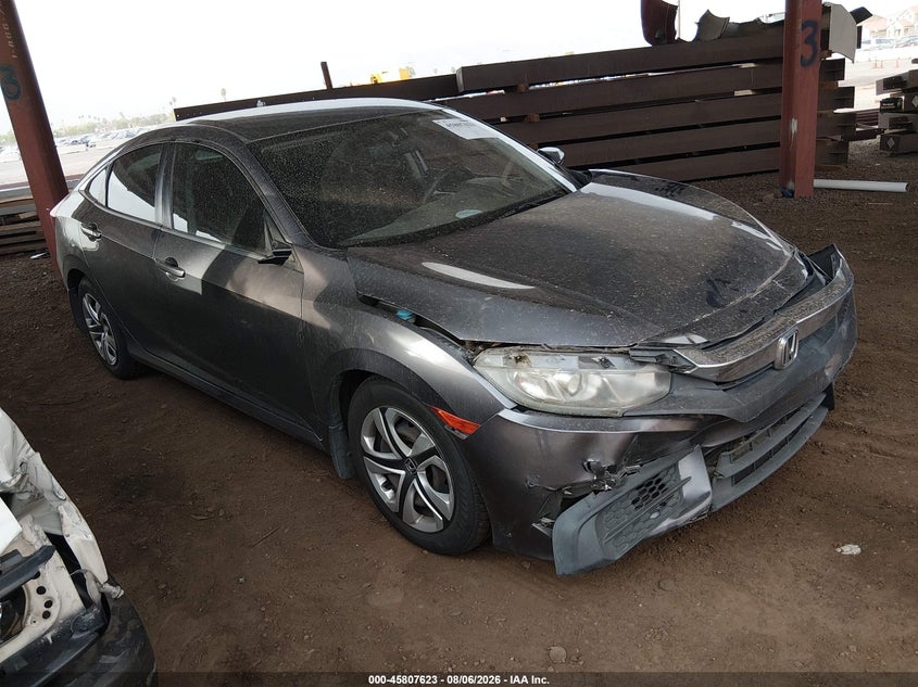 Vin: 19xfc2f58ge077605, lot: 46306469, honda civic lx 2016 img_1
