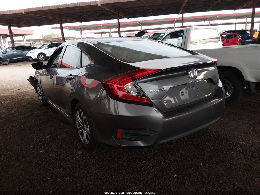 Vin: 19xfc2f58ge077605, lot: 46306469, honda civic lx 20163