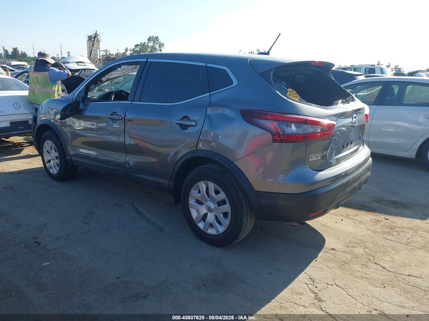 Vin: jn1bj1cv6lw545899, lot: 46306474, nissan rogue sport s fwd xtronic cvt 20203