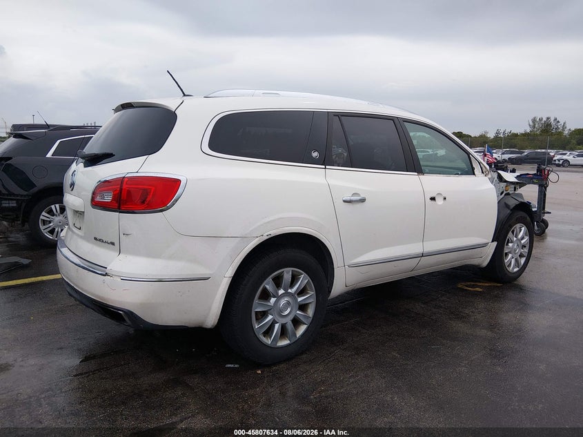 Vin: 5gakrdkd8dj138618, lot: 46306480, buick enclave premium 20134