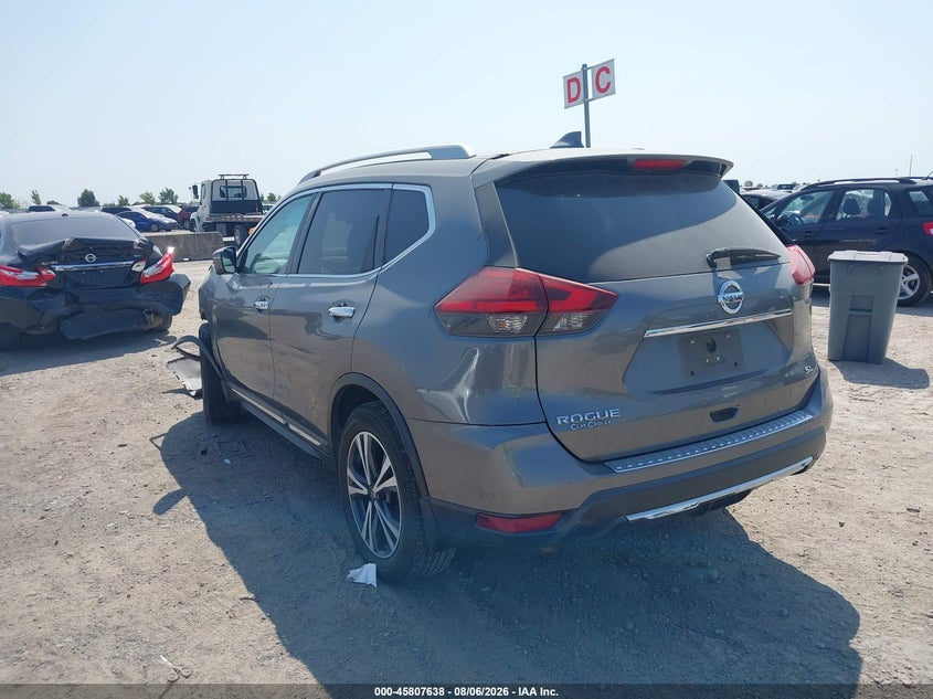 Vin: 5n1at2mt3hc854904, lot: 46306484, nissan rogue sl 20173