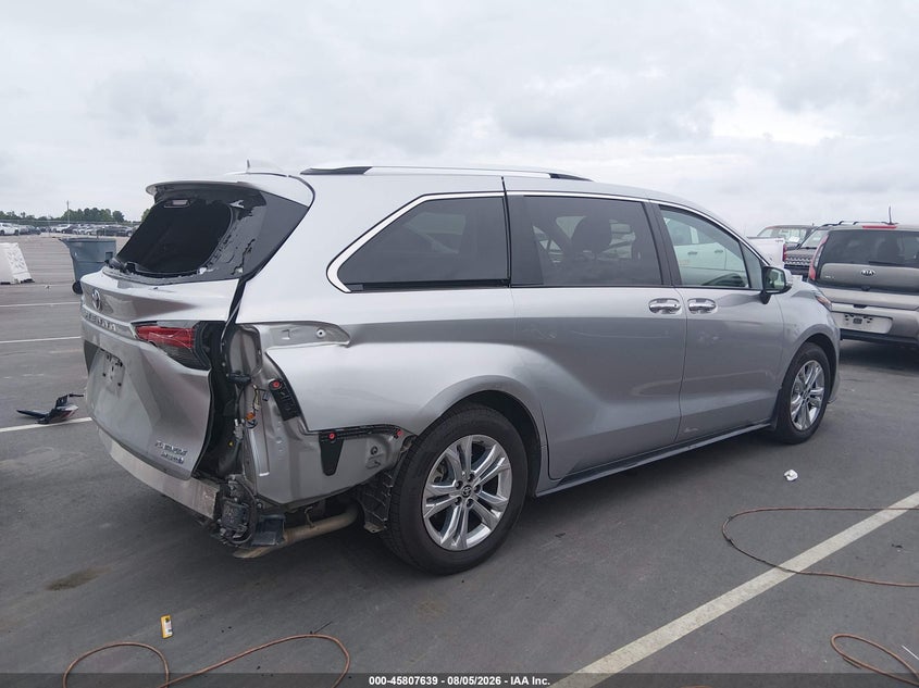 Vin: 5tdeskfc3rs145525, lot: 46306486, toyota sienna platinum 20244