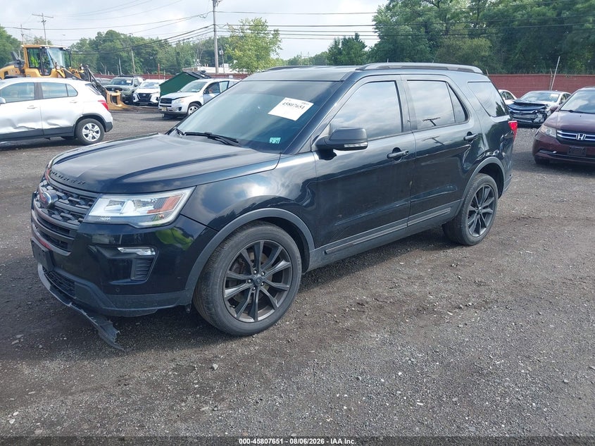 Vin: 1fm5k8d87jga33516, lot: 46306497, ford explorer xlt 20182
